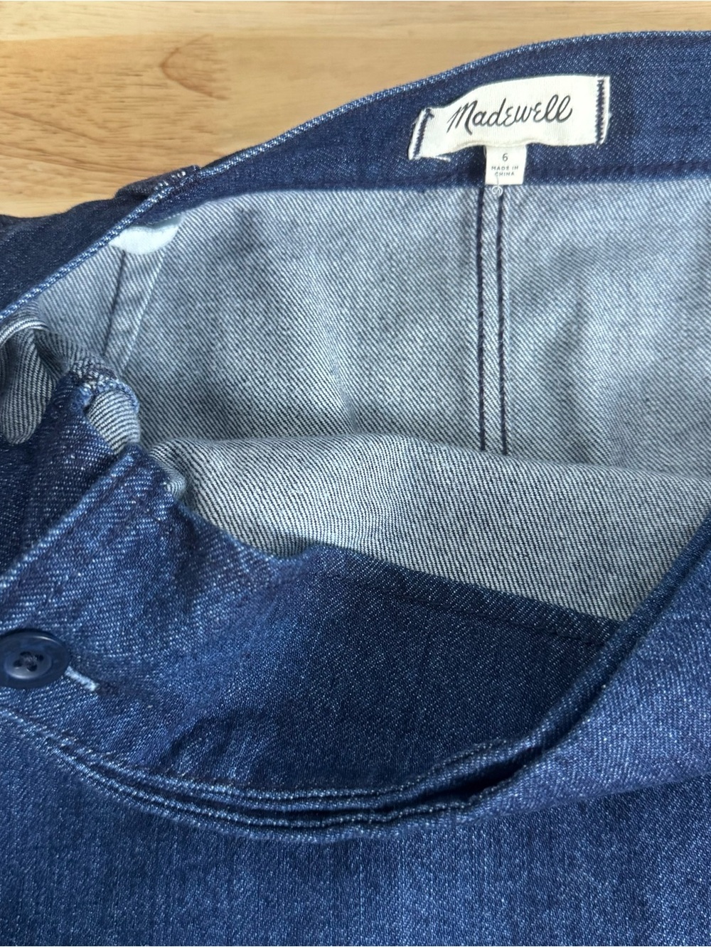 Madewell Denim Wrap Jean Skirt‎ - Picture 8 of 8